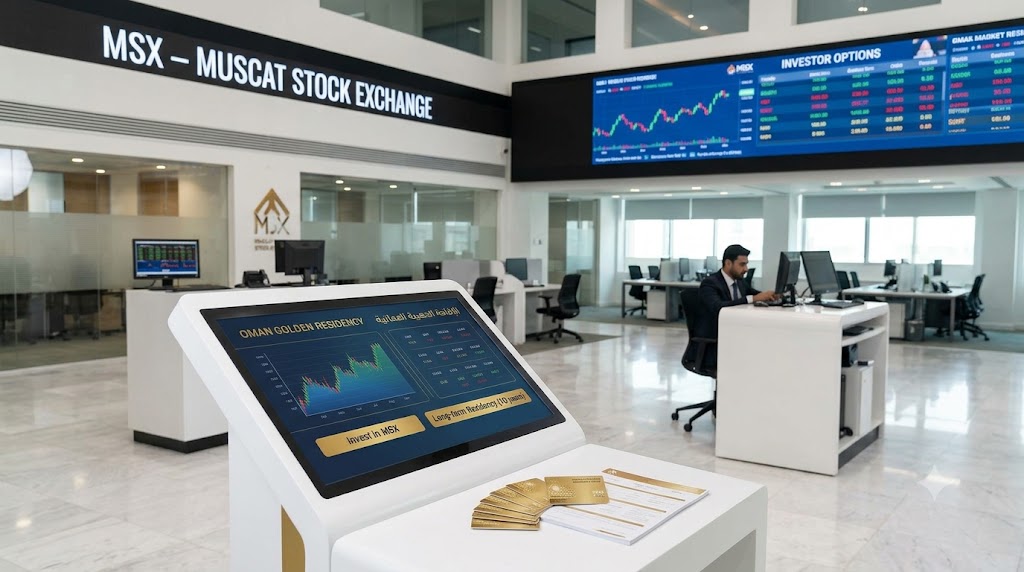 Oman Golden Residency Through Muscat Stock Exchange Investment