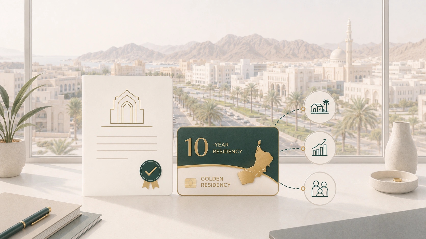 التأشيرة الذهبية في عُمان والإقامة الذهبية لمدة 10 سنوات للمستثمرين