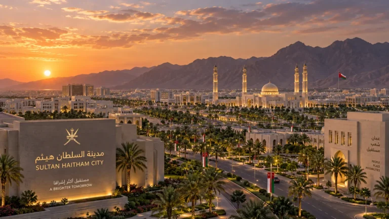 Sultan Haitham City in Muscat, Oman