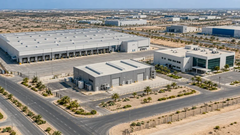 Diverse industrial facilities in Salalah Free Zone, Oman